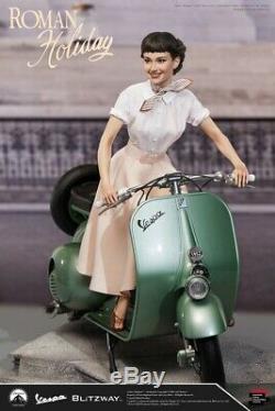 Blitzway 1/4 Scale Audrey Hepburn Princess Ann With Vespa Scooter Figure Set
