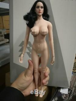 Custom 1/6th Black Hair Beauty Doll Female Figure Doll Model Toy