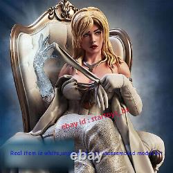 Emma Frost Sitting on Chair 1/12 1/8 1/6 1/4 Unpainted Model Kit Unassembled GK