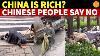Extreme Poverty In China Girl Scavenges For Food Boy Sells Bottles Elderly Drink Dirty Water