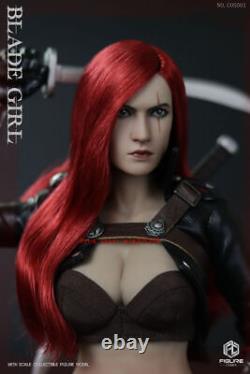 FIGURECOSER COS001 Assassin Blade Girl Red Hair 1/6 Female Action Figure Toy Gft