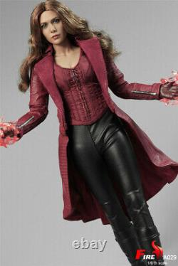 FIRE A029 1/6 Scarlet Witch 3.0 Body Clothes Head Set 12'' Female Action Figure