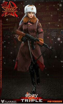 FLAGSET 16 FS73029 Red Alert Soviet Female Officer Katyusha 12inch Figure Toys