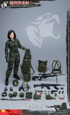 FLAGSET FS-73021 China Snow Leopard Commando Female Sniper 12'' Figure Toys Gift