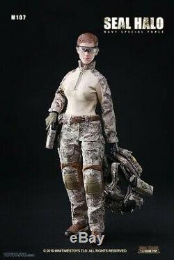 Female US Seal Halo Navy Special Force 1/6 Scale Figure Mini Times Toys M017 USA