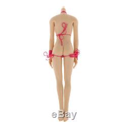 Fexible Seamless Female 1/6 Scale Figure Body Pale Skin Big Bust for Phicen