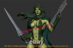 Gamora 1/8 1/6 1/4 Scale Unpainted 3D Printed Model Kit Unassembled Female GK