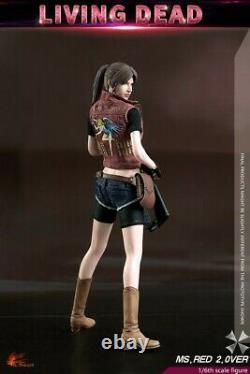 Hot Heart 1/6 Zombie Female Killer Ms. Red Claire 2.0 Body Clothes Toy 12 Figure