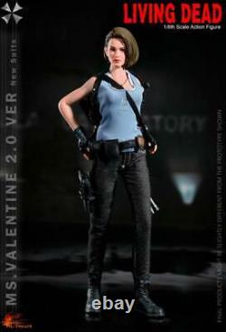 Hot Heart 16 FD009C Ms. Valentine 2.0 Female Soldier Two Head Action Figure Toys