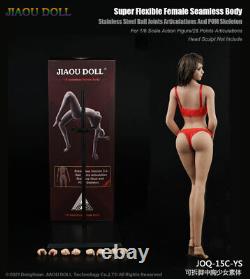 JIAOU DOLL 16 JOQ-15C Flexible Pale Skin Medium Breast 12 Female Body Toys
