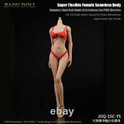 JIAOU DOLL 16 JOQ-15C Suntan Skin Medium Breast 12 Female Action Figure Body