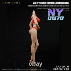 JIAOU DOLL JOQ-15C 1/6 Pale Skin Female Medium Breast 12Action Figure Body Toy