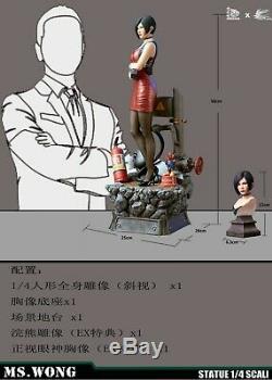 JORSING x Hot Heart 0714EX Ms. Wong Female Agent Statue Figure 1/4 Scale Model