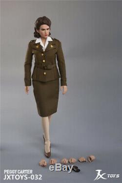 JXTOYS-032 1/6 Margaret Peggy Carter Agent Captain America Female Figure Dolls