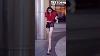 Long Leg Perfect Slim Figure Chinese In Black And Red Shorts