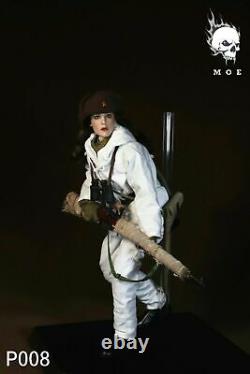 MOETOYS 1/6 P008 WWII Soviet Union Snow Female Sniper 12 Action Figure Presale