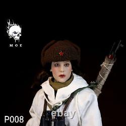 MOETOYS P008 1/6 Soviet Union Female Sniper With Snow Camouflag figure