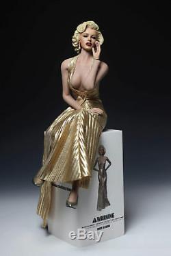 Marilyn Monroe DIY 1/6 Female Completed Figure Gold Dress and Head PH Collection