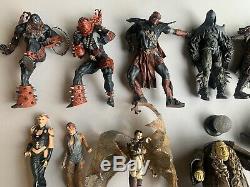 McFarlane Female Male Action Figure Lot of 34 Spawn Horror & 70 pieces