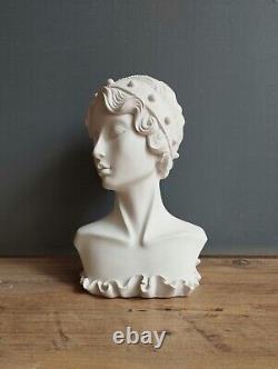 Modern Woman Bust Statue Sculpture Female Figure Housewarming Gift Home Decor