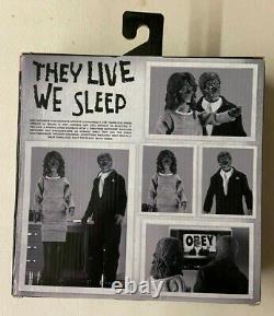 NECA They Live Nada Exclusive Frank Alien Male & Female 2 Pack Action Figure Set