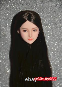OB Customized 1/6 Female Beauty Long Hair Head Sculpt For 12 PH TBL UD Figure