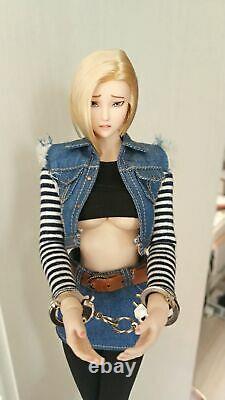 Obitsu 16 Android 18 Girl Head Sculpt For 12 Female Phicen LD UD Figure Body