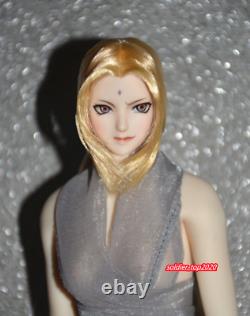 Obitsu 16 Cosplay Tsunade Girl Head Sculpt For 12'' Female PH LD UD Figure Toy