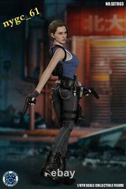 SUPER DUCK 1/6 Resident Evil Female Policeman Head & Suit fit 12'' Phicen Figure