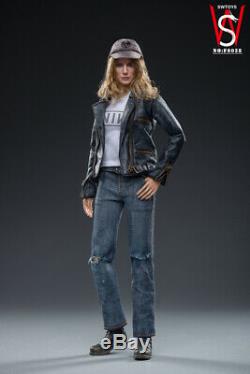 SWTOYS 1/6 Captain Marvel Female Casual Suit Action Figure FS028 Collectible Toy