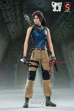 SWTOYS 1/6th FS031 Lara Croft 3.0 Tomb Raider 12 Female Action Figure Head Body