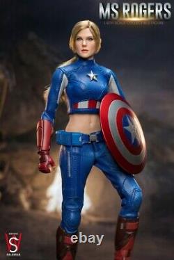 SWTOYS MS. Rogers Female Captain America 1/6 Action Figure Doll FS049 IN STOCK