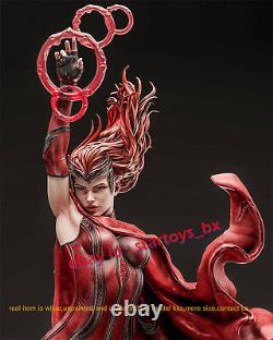 Scarlet Witch 1/8 1/6 1/4 Scale Unpainted 3D Print Model Kit Unassembled Female