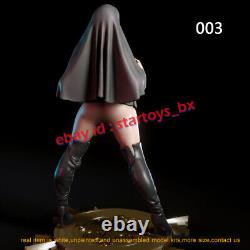 Sexy Nun 1/6 1/4 1/3 Unpainted 3D Printing Model Kit Unassembled Female 3 Ver