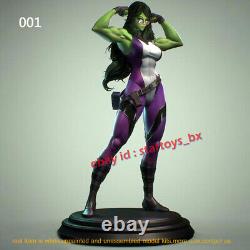 She-Hulk 1/12 1/8 1/6 1/4 1/3 Unpainted Model Kit Unassembled 3D Printing Female