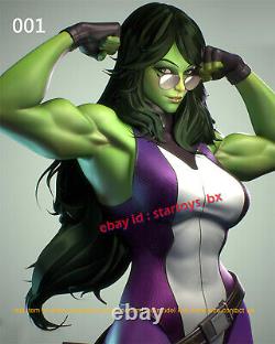 She-Hulk 1/12 1/8 1/6 1/4 1/3 Unpainted Model Kit Unassembled 3D Printing Female