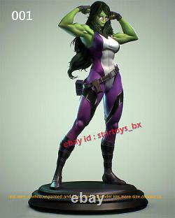 She-Hulk 1/12 1/8 1/6 1/4 1/3 Unpainted Model Kit Unassembled 3D Printing Female