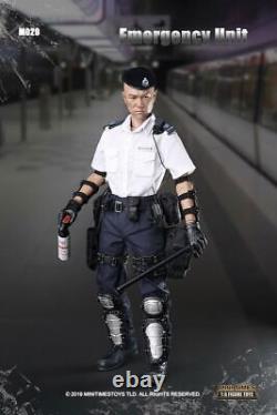 Stock 1/6 Mini times toys M020 Hong Kong Emergency Unit Police Man Figure