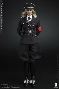 Stock 16 Female Officer 2.0 Black Uniform VERYCOOL VCF-2036 Solider Figure Set