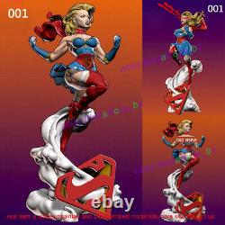 Supergirl 1/12 1/10 1/8 1/6 1/4 Unpainted Model Kit Unassembled 3D Printed 2 Ver