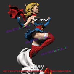 Supergirl 1/12 1/10 1/8 1/6 1/4 Unpainted Model Kit Unassembled 3D Printed 2 Ver