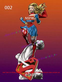 Supergirl 1/12 1/10 1/8 1/6 1/4 Unpainted Model Kit Unassembled 3D Printed 2 Ver