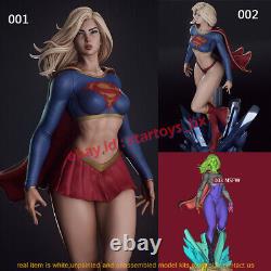 Supergirl 1/8 1/6 1/4 Unpainted 3D Printing Model Kit Unassembled Female 3 Ver