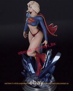 Supergirl 1/8 1/6 1/4 Unpainted 3D Printing Model Kit Unassembled Female 3 Ver