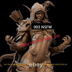 Sylvanas 1/8 1/6 1/4 Unpainted 3D Printing Model Kit Unassembled Female 3 Ver