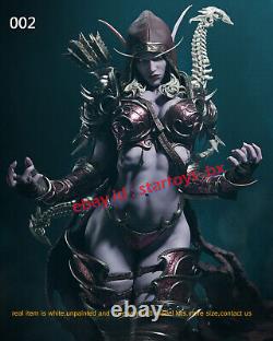 Sylvanas 1/8 1/6 1/4 Unpainted 3D Printing Model Kit Unassembled Female 3 Ver