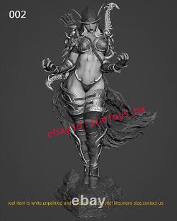 Sylvanas 1/8 1/6 1/4 Unpainted 3D Printing Model Kit Unassembled Female 3 Ver