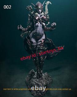 Sylvanas 1/8 1/6 1/4 Unpainted 3D Printing Model Kit Unassembled Female 3 Ver