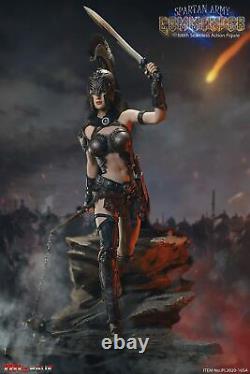 TBLeague 1/6 Spartan Army Commander PL2020-165A Black Ver. Female Figure Soldier