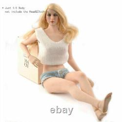 TBLeague 12'' Female Mid Breast Pale Body Action Figure Toy Detachable Feet S18A